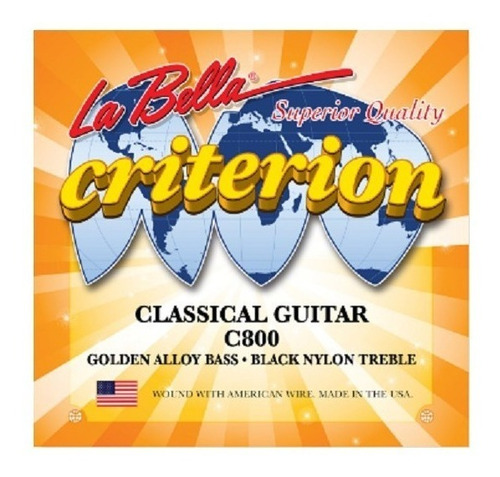 Encordado-cuerda Guitarra Acústica La Bella C800