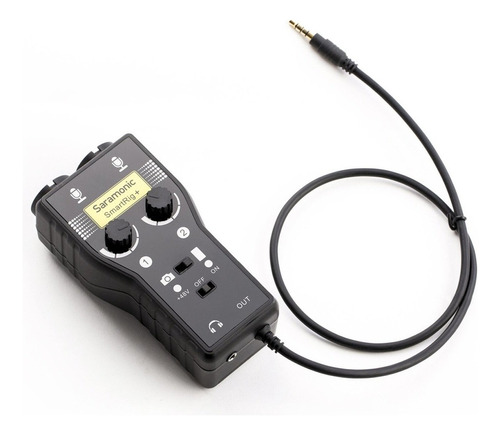Mezclador De Audio De Micrófono Amplificador E Interfaz