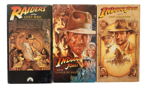 Vhs Indiana Jones Colección 