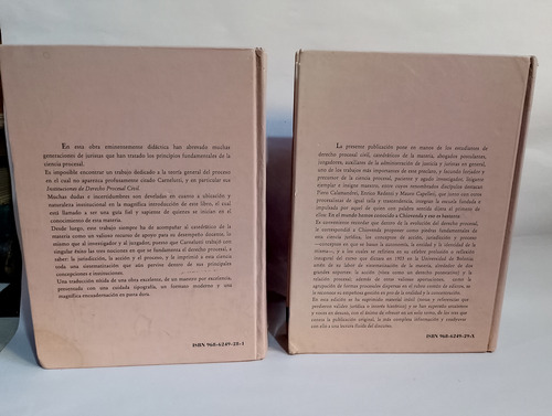 Derecho Procesal Civil Piero Calamandrei 4 Tomos (Usado)