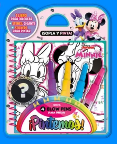 Pintemos Disney Junior Minnie Libro   Stencil   Stickers