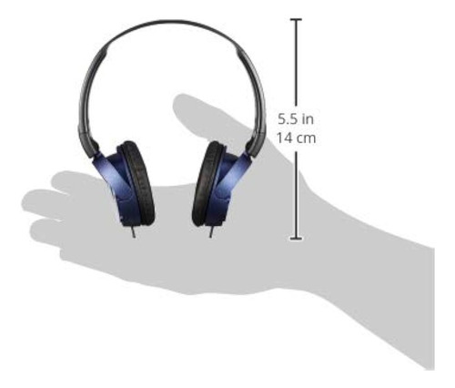 Auriculares Sony Mdr-zx310l Azul, Plegables Y Compactos