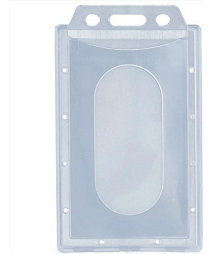 Porta Plastico Transparente Credencial 50 Pcs