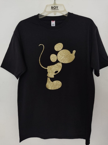 Playeras Pareja Mickey Minnie Mouse Disney Set Par Glitter