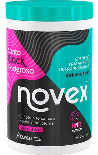 Creme De Tratamento Novex Meus Cachos Santo Black Poderoso 