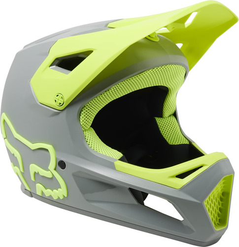 Fox Racing Youth Rampage Mountain Bike Helmet, Ceshyn Grey,