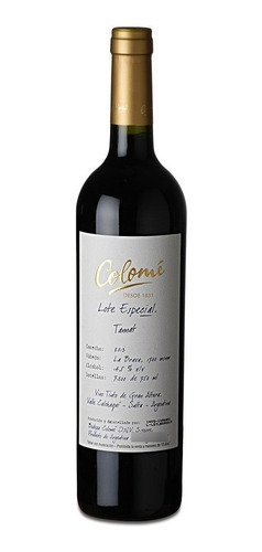 Colome Lote Especial - Sirah Y Bonarda Vino De Altura