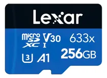 Comprar Tarjeta Micro Sd Lexar 256 Gb 100mb\u002Fs 633x A1 V30 U3 4k