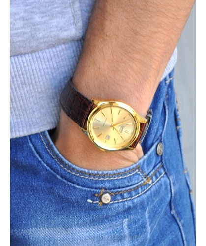 Reloj Casio Caballero Dorada Mtp-1183q-9adf