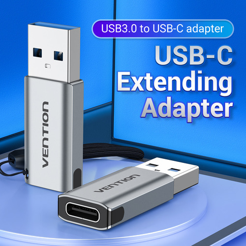 Adaptador Otg Vention Usb Hembra A Tipo C Macho Convertidor