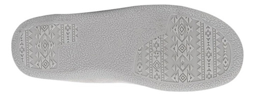 Pantuflas De Mujer Tipo Zapato Gris Afelpadas Por Dentro
