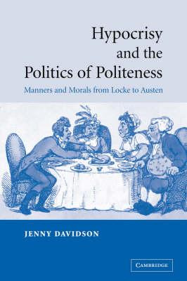 Libro Hypocrisy And The Politics Of Politeness - Jenny Da...