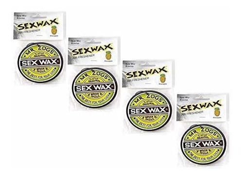 Para Autos - Sex Wax Mr. Zoggs Ambientador 3  Logo Verde Paq