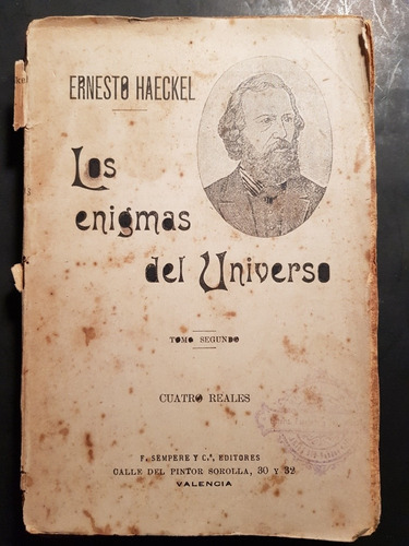 Los Enigmas Del Universo. Ernesto Haeckel. 50n 582