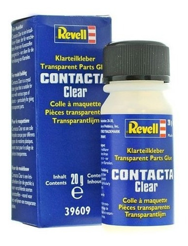 Revell Pegamento Contacta Clear  Plasticos Transparentes 