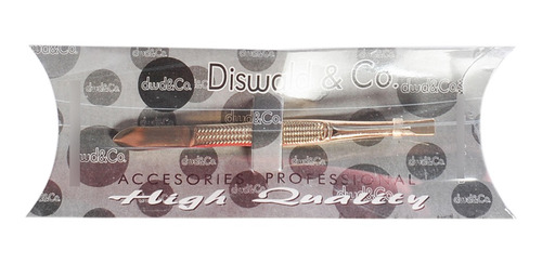 Diswald & Co X6 Perfilador Cejas Pinza Depilar Dorada 1932