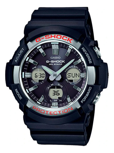 Reloj Pulsera Casio Con Correa De Resina Color Negro