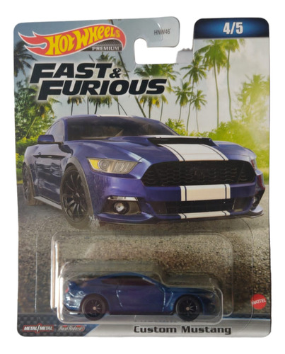 Hot Wheels Premium Fast And Furious Custom Mustang 