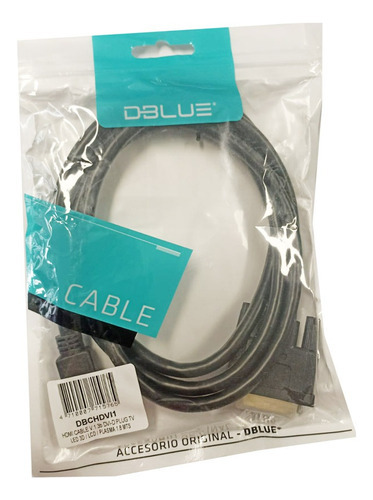 Cable Hdmi A Dvi-d De 1.8mt Dblue Dbchdvi1