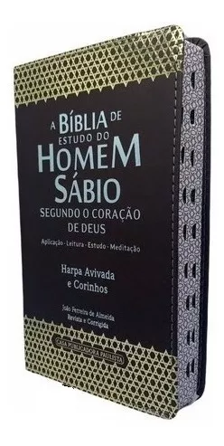 A Bíblia de Estudo do Homem Sábio e com Harpa e Corinhos