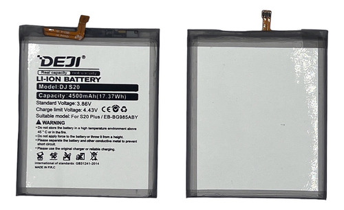 Batería Deji Compatible Con Samsung S20 Plus Eb-bg985aby