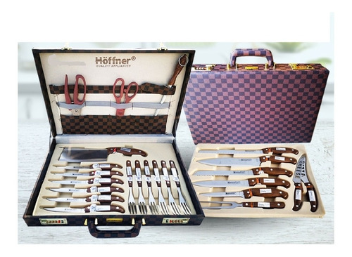 Set De Cuchillos Hoffner Acero Inoxidable Germany 25 Piezas