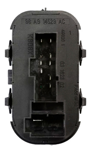 Imagem 5 de 6 de Botão Do Vidro Elétrico Focus Duplo 2001 Á 2008