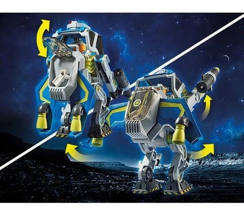 Imagem 2 de 4 de Playmobil Galaxy: Robô Da Polícia Galáctica