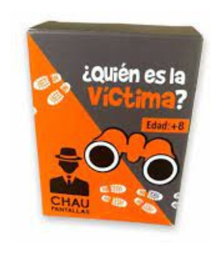 Juego De Mesa Quien Es La Victima? Cajita - Chau Pantallas