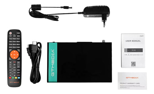 Receptor Satélite Decodificado V8x Dvb-s/s2/s2x 1080p Com
