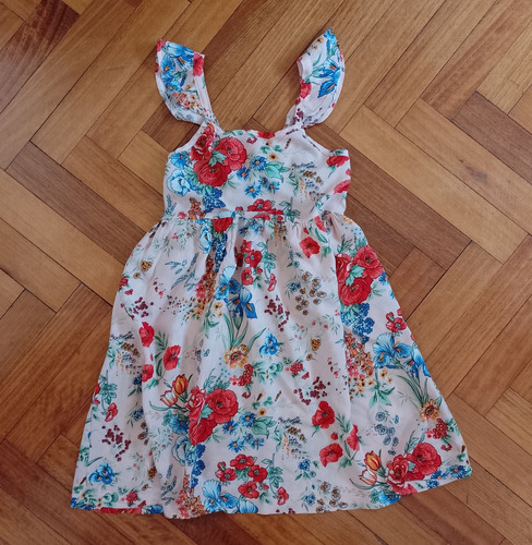 Vestido Niña Nucleo T 8 Verano Flores - Impecable-precioso!