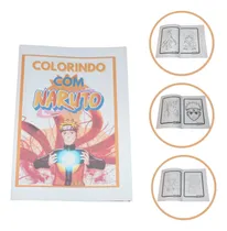 Comprar Livro Desenhos Para Colorir Tema Anime Naruto 32 Desenhos
