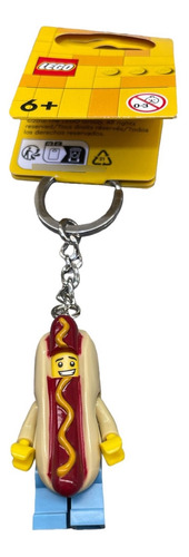 Mini Llavero Lego Hot Dog