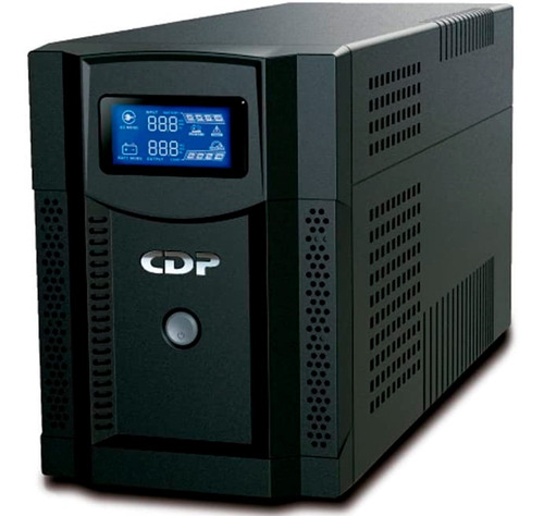 Ups Cdp Upr-s1508 1050w Lcd 8 Tomas 120v Regulador D Voltaje Color Negro