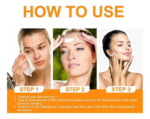Antitranspirante Facial, Bloqueador De Suor Facial,