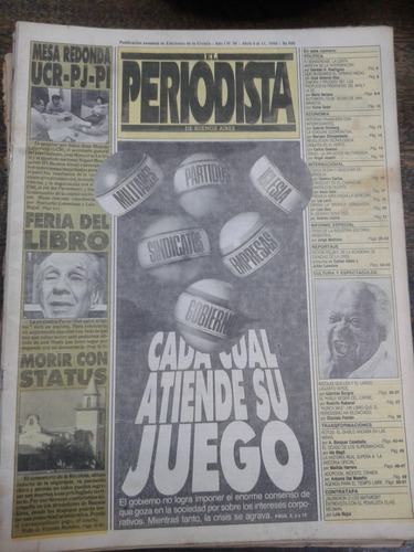 El Periodista De Buenos Aires Nº 30 * Abril 1985 *