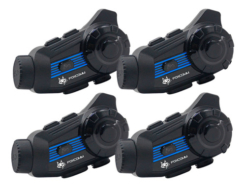 Pack X4 Intercomunicadores Bluetooth Fox S3 Pro C/camara 2k