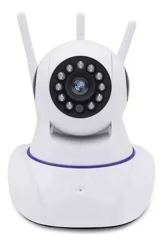 Cámara Seguridad Ip Wifi Robótica Visión Noct 3 Antenas V380