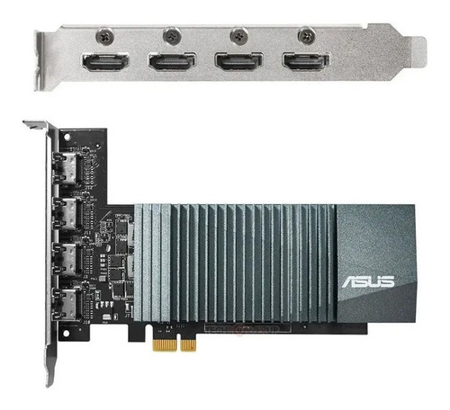 Imagen 3 de 4 de Tarjeta De Video Asus Gt710 Nvidia 2gb 4xhdmi Ddr5 Pci-e X16