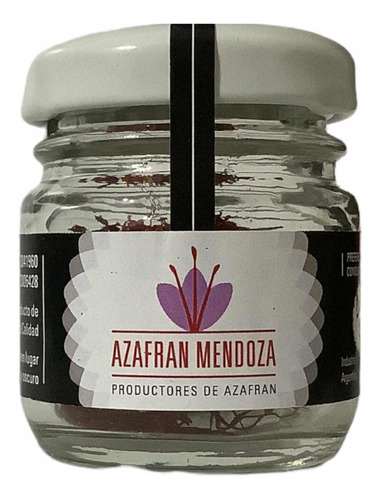 Pack 2 Azafrán En Hebras 1 Gr Env De Vidrio. Azafrán Mendoza