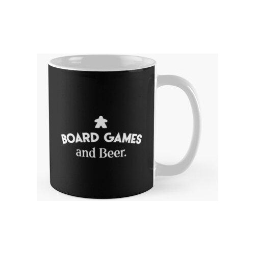 Taza Juegos De Mesa Y Cerveza - Juego De Mesa Adicto A Meepl