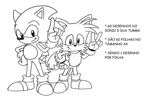 sonic para colorir super rápido, Desenhos para colorir