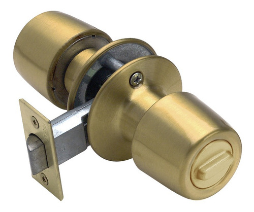 Imagen 2 de 2 de Cerradura Tubular Pomo Urbano Oficina/dormitorio Bronce