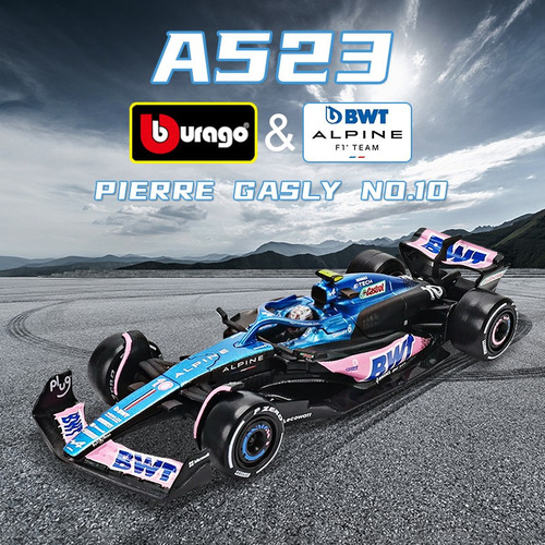 Bburago 2023 Bwt Alpine A523#10 Pierre Gasly F1 1:43 Auto