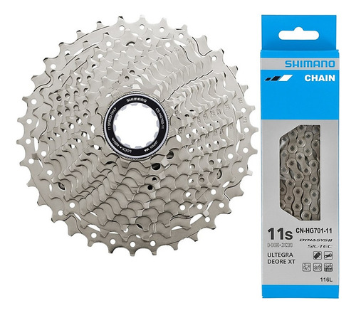 Pacha + Cadenilla Shimano 105 Hg700 Bicicleta Ruta 11v