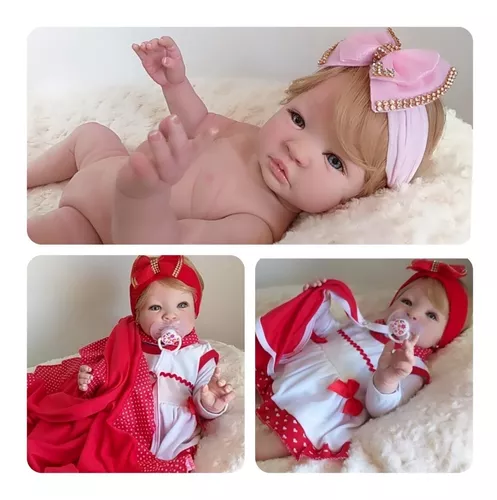 Bebê Reborn Duda Kit Exclusivo Pode Banhar - Bolsa Maternidade