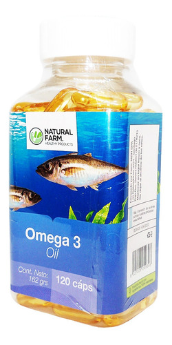 Omega 3 Original 120 Capsulas Blandas 1000mg Aceite Pescado