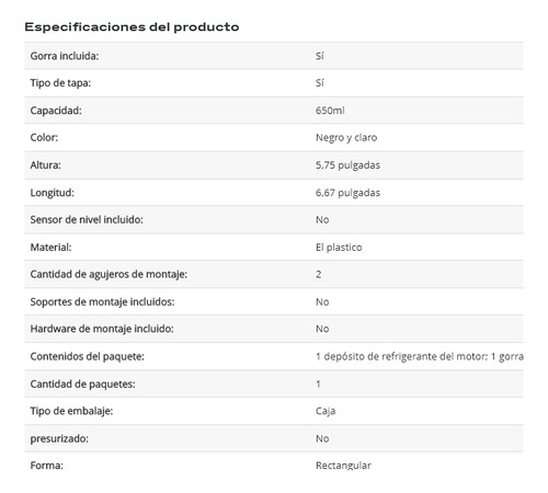 Deposito Anticongelante Oem: 254310x000