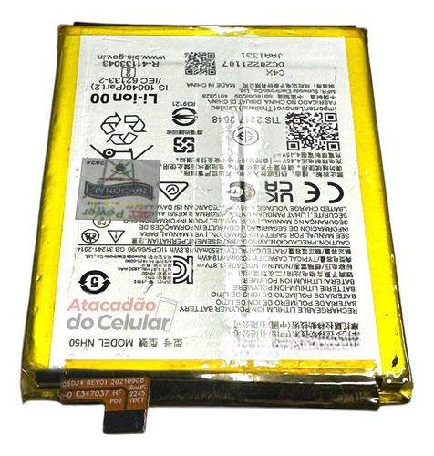 Flex De Carga Bateria Compativel Nh50 Moto G22 E13 Nacional