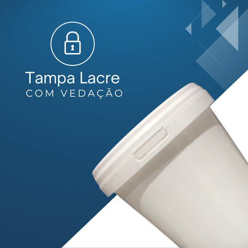 Pote 1l Com Tampa Para Margarina - Kit 500 Pçs